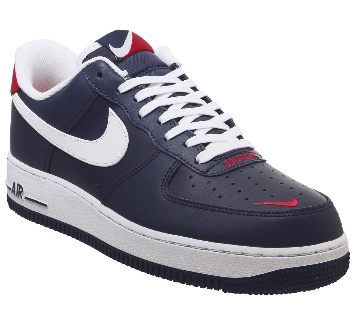 Nike Air Force 1 07 Trainers Obsidian 