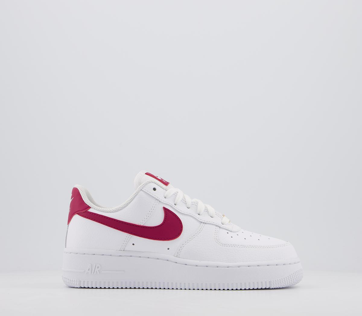 air force 1 07 trainers white noble red f