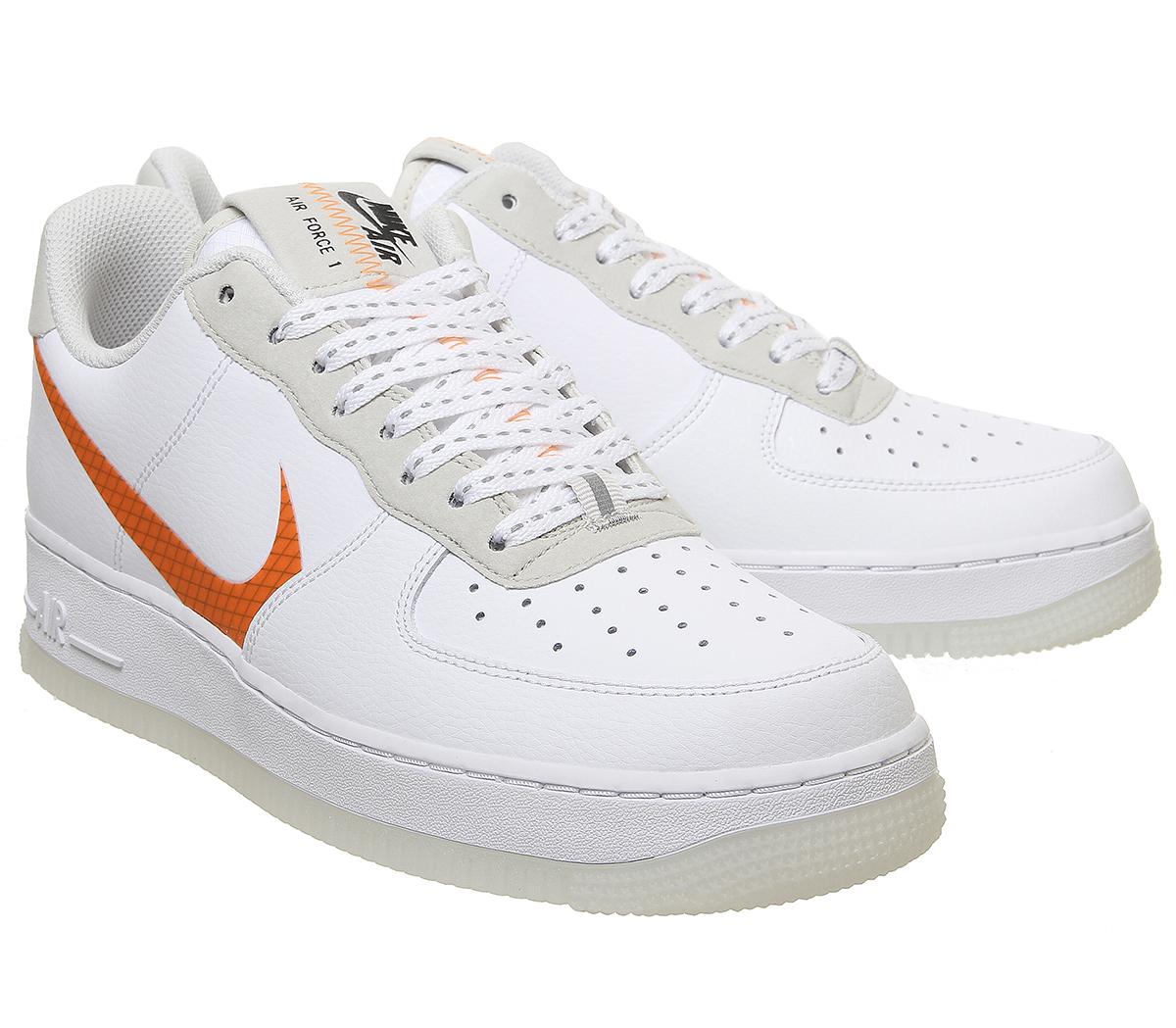 air force 1 white total orange
