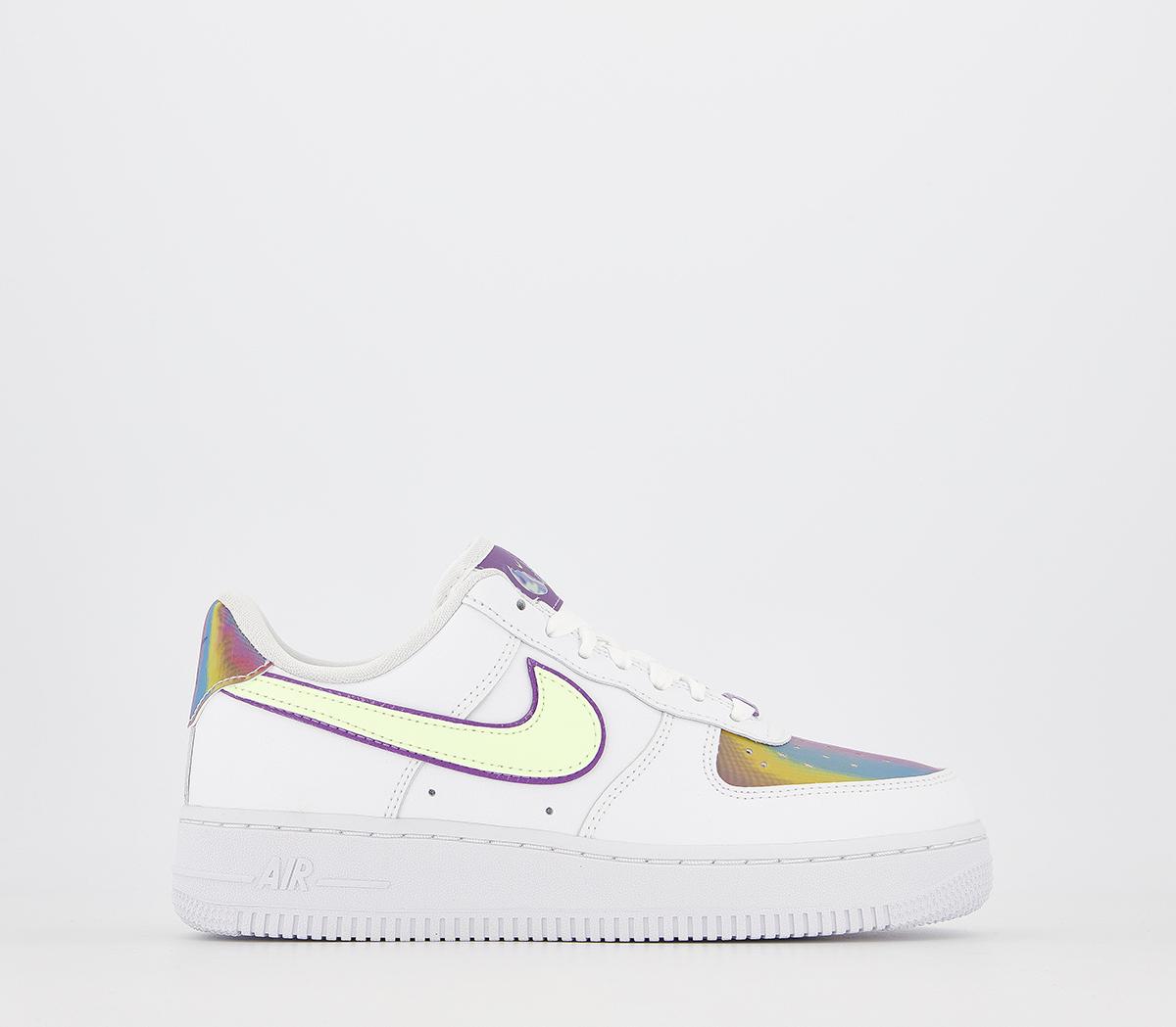 nike air force 1 07 trainers white barely volt f