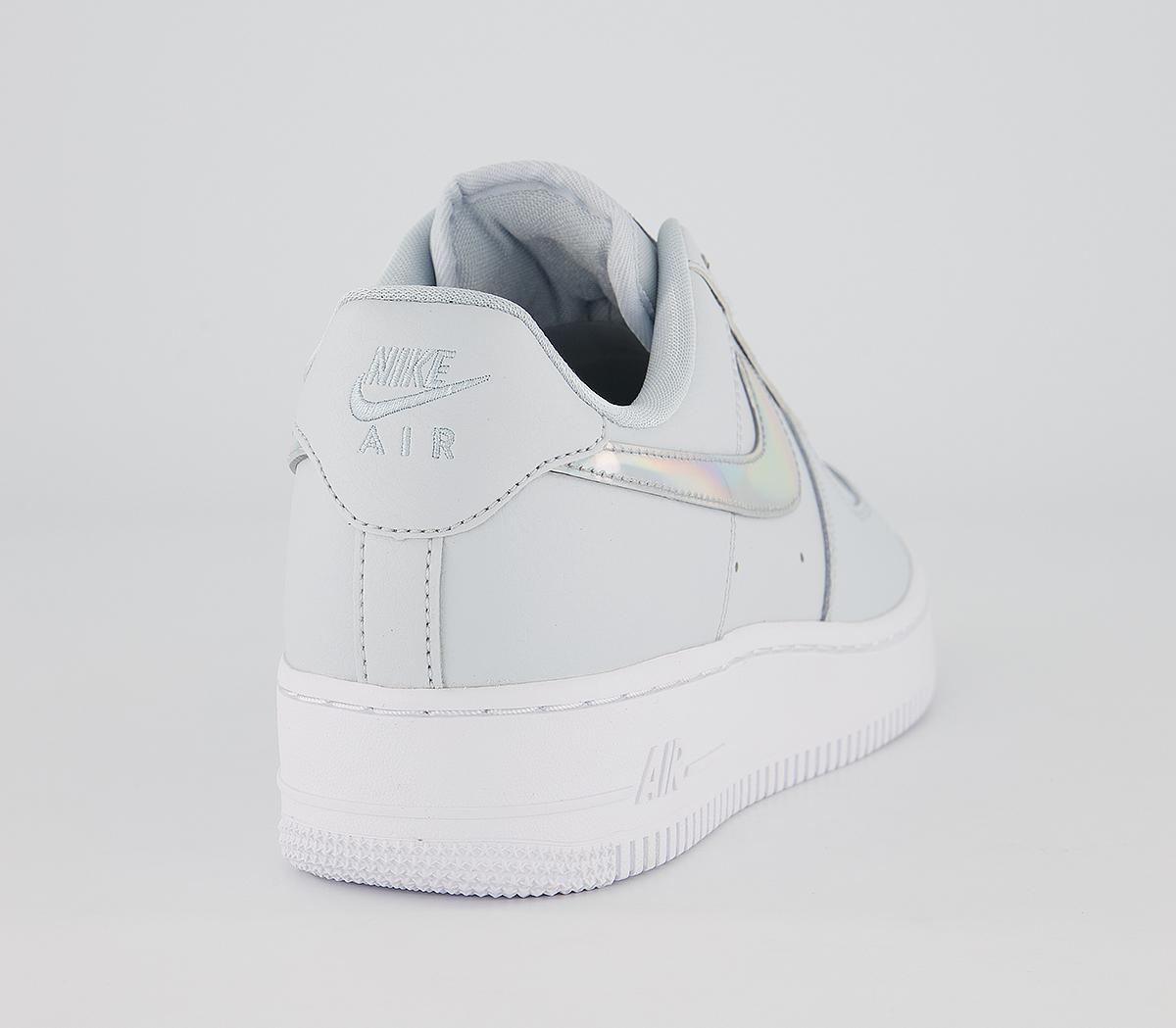 Nike Air Force 1 07 Trainers Aura Irridescent White F - Hers trainers
