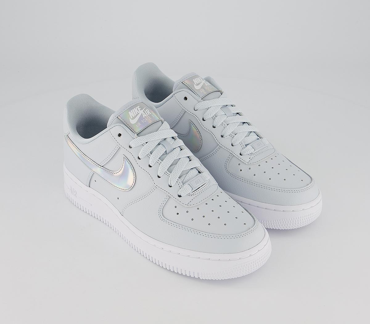air force 1 07 trainers barely rose irridescent white f