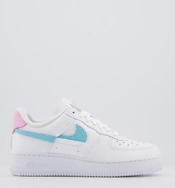 womens white and pink trainers
