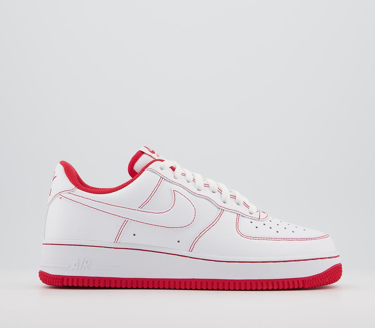 nike air force 1 red stitching