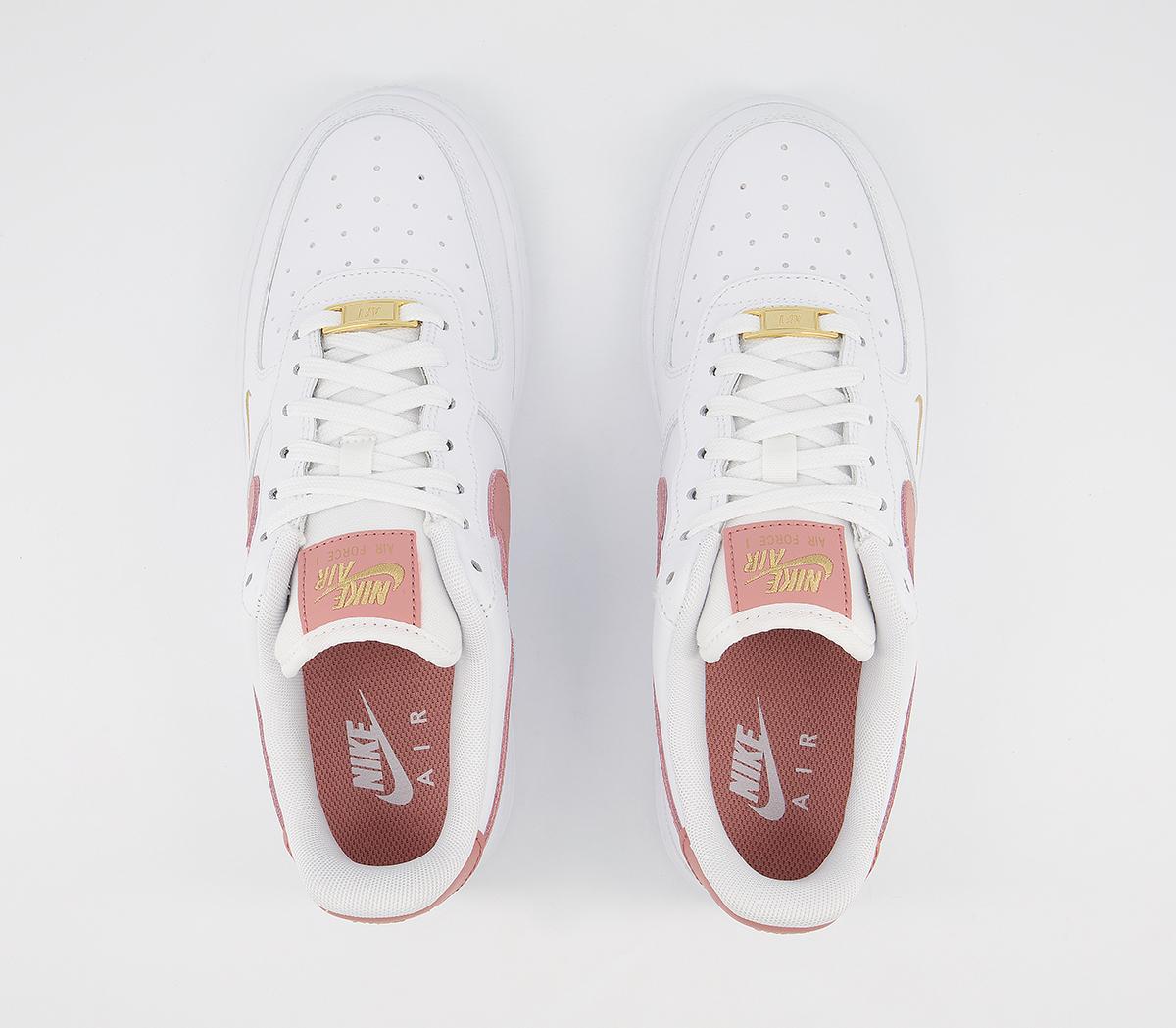 air force 1 mini swoosh rust pink
