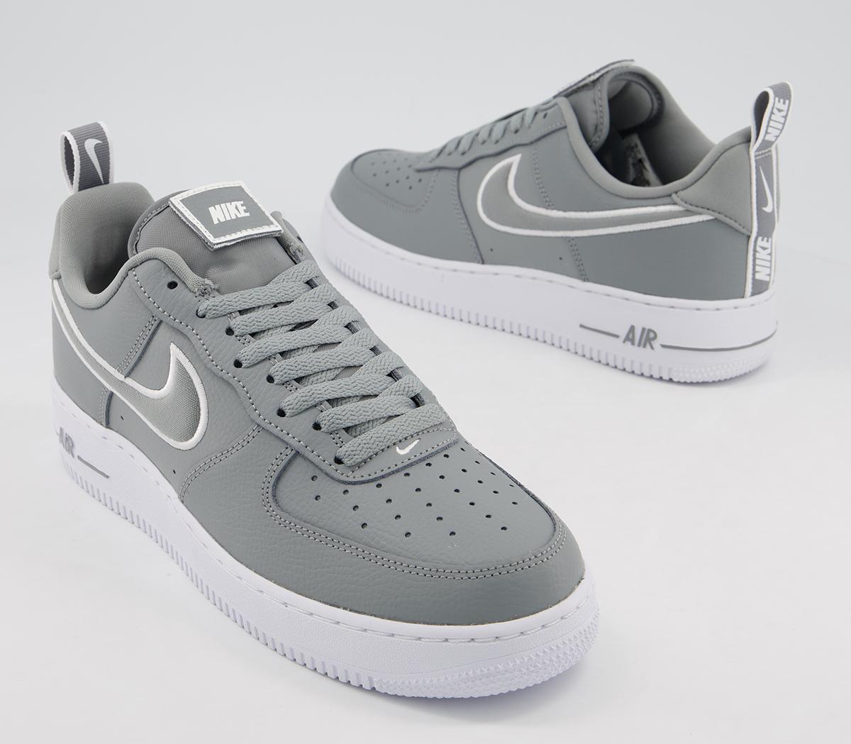 Nike Air Force 1 07 Trainers Tracksuit Pack Grey - Nike Air Force 1