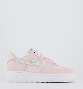 nike air force one pink tick