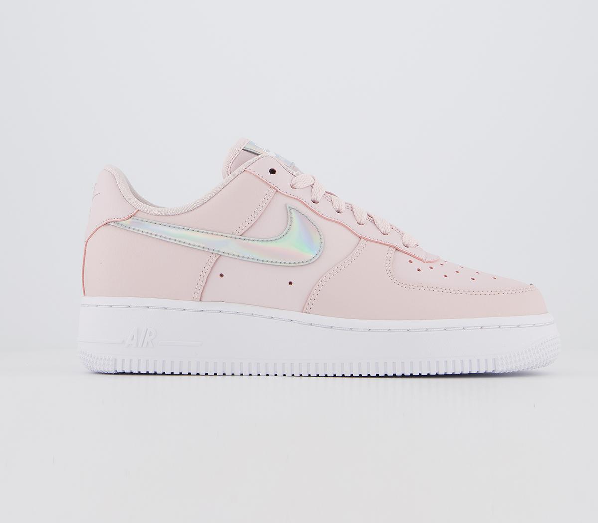 Nike Air Force 1 07 Trainers Barely Rose Irridescent White F Hers Trainers