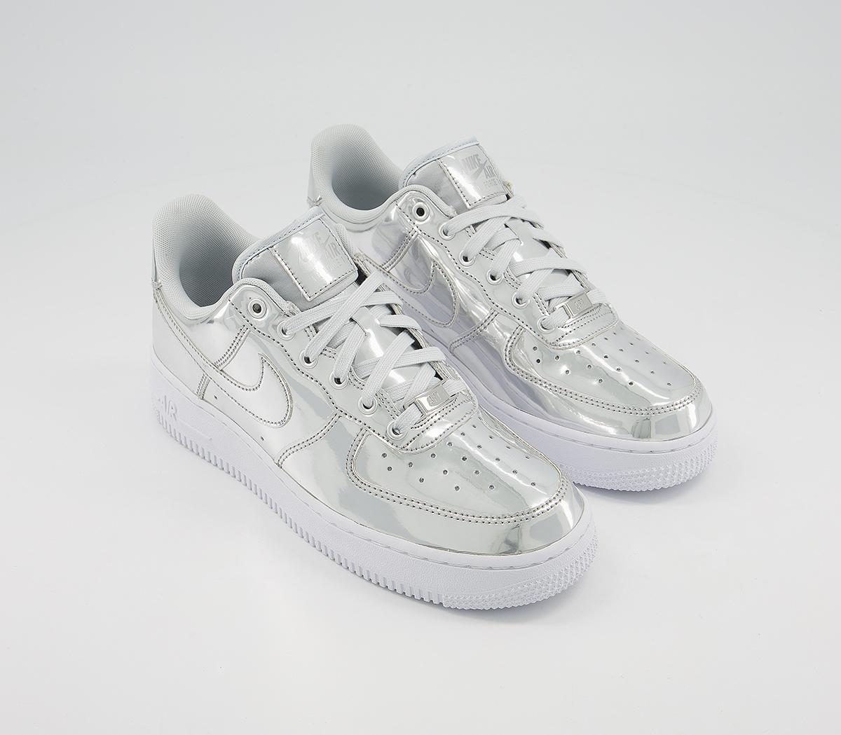nike air force 1 metallic chrome