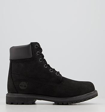 black tim boots