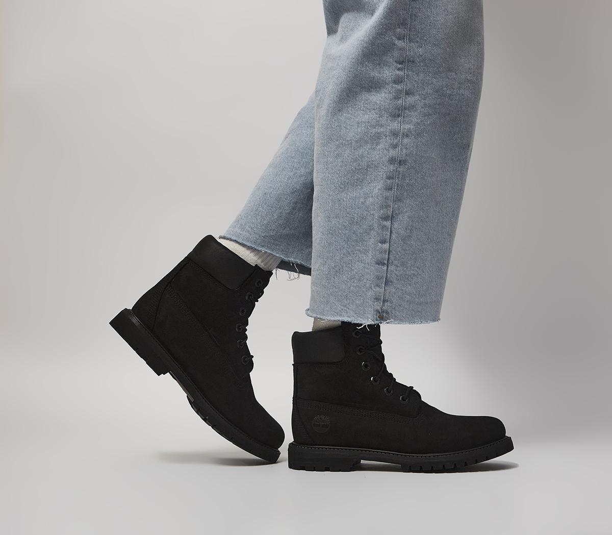 black timberland boots womens