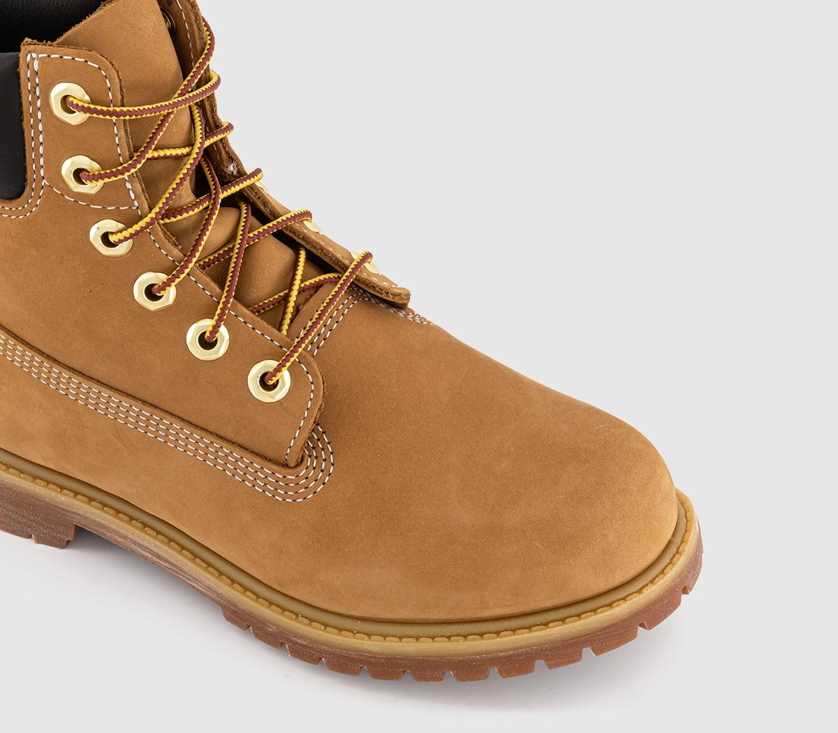 timberland premium 6 boots wheat nubuck