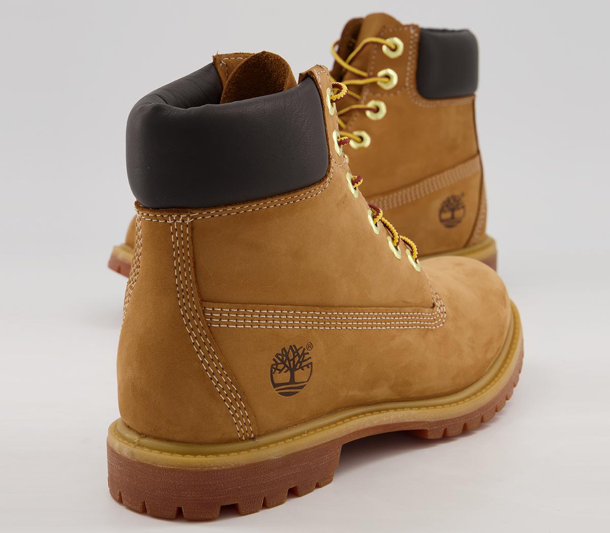 Timberland Premium 6 Boots Wheat Nubuck - Ankle Boots