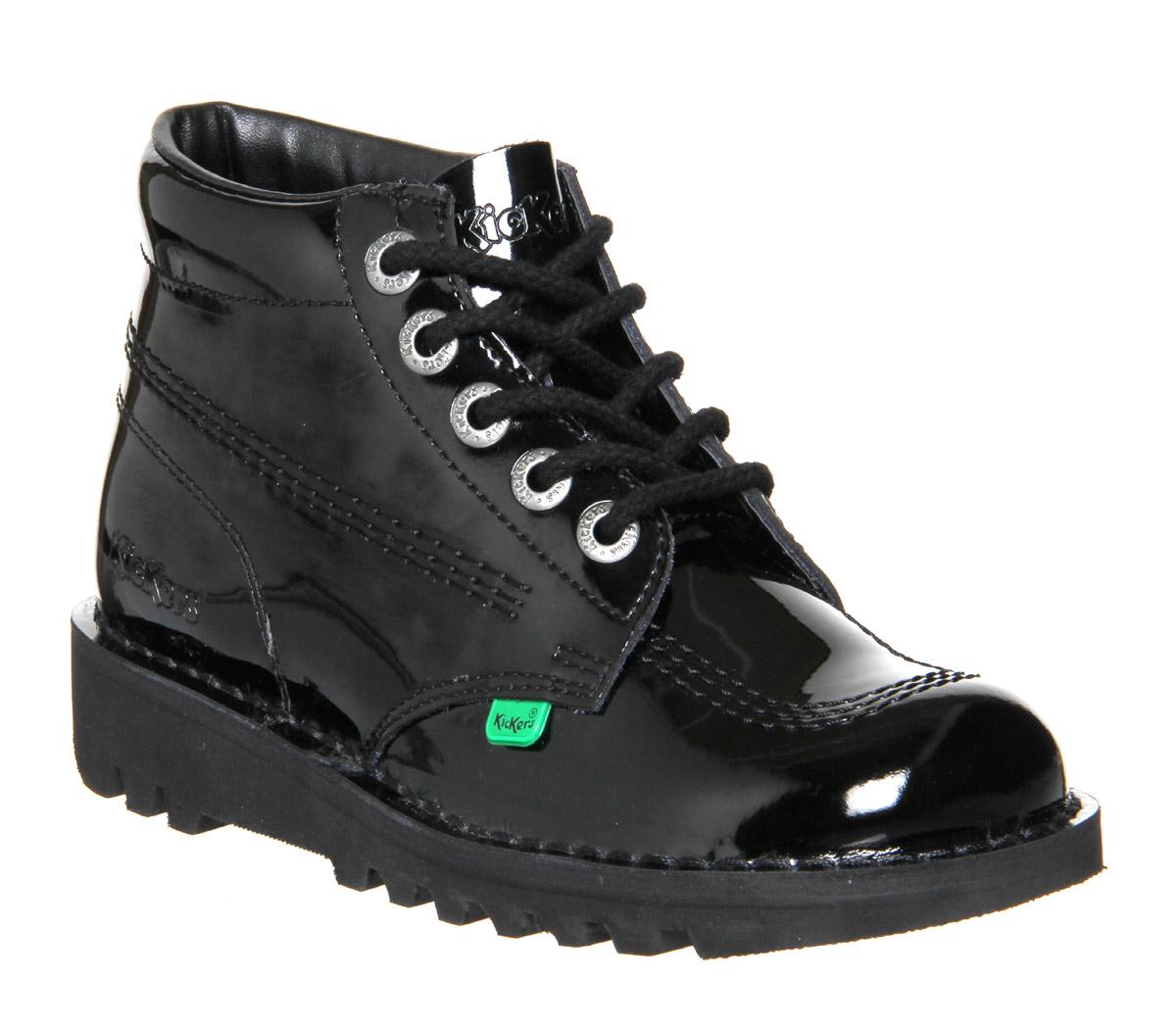 patent black kickers