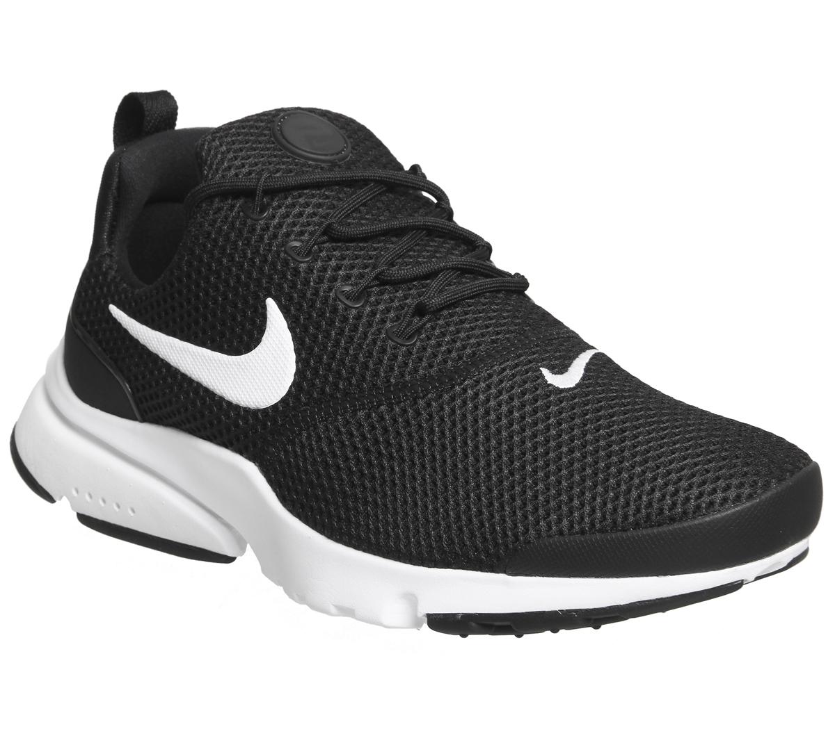 Nike Presto Fly Trainers Black White Black - Hers trainers