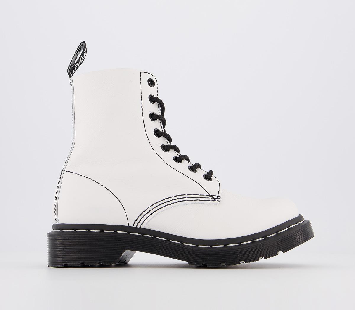 doc martens white stitching