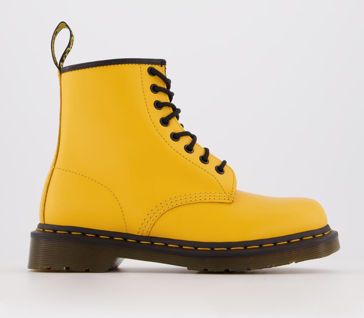 mens yellow dr martens