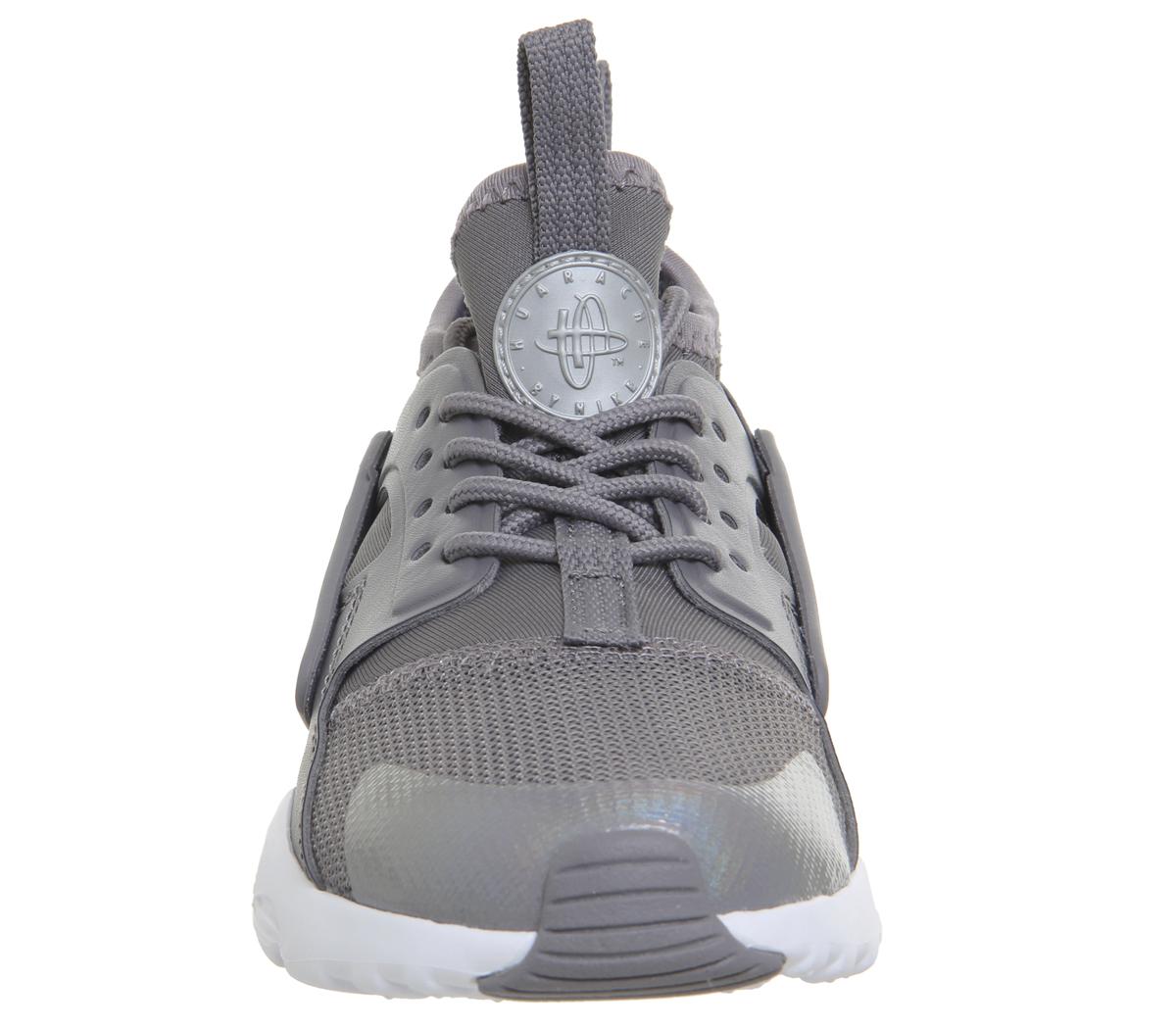 huarache run ultra ps gunsmoke metallic silver white
