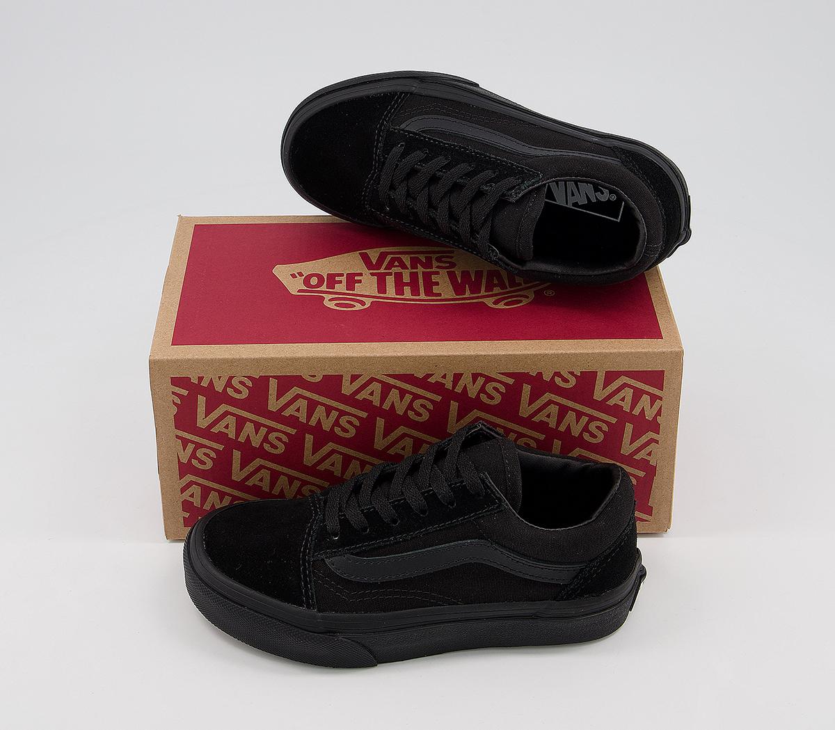 Vans Old Skool Lace K Trainers Black - Unisex