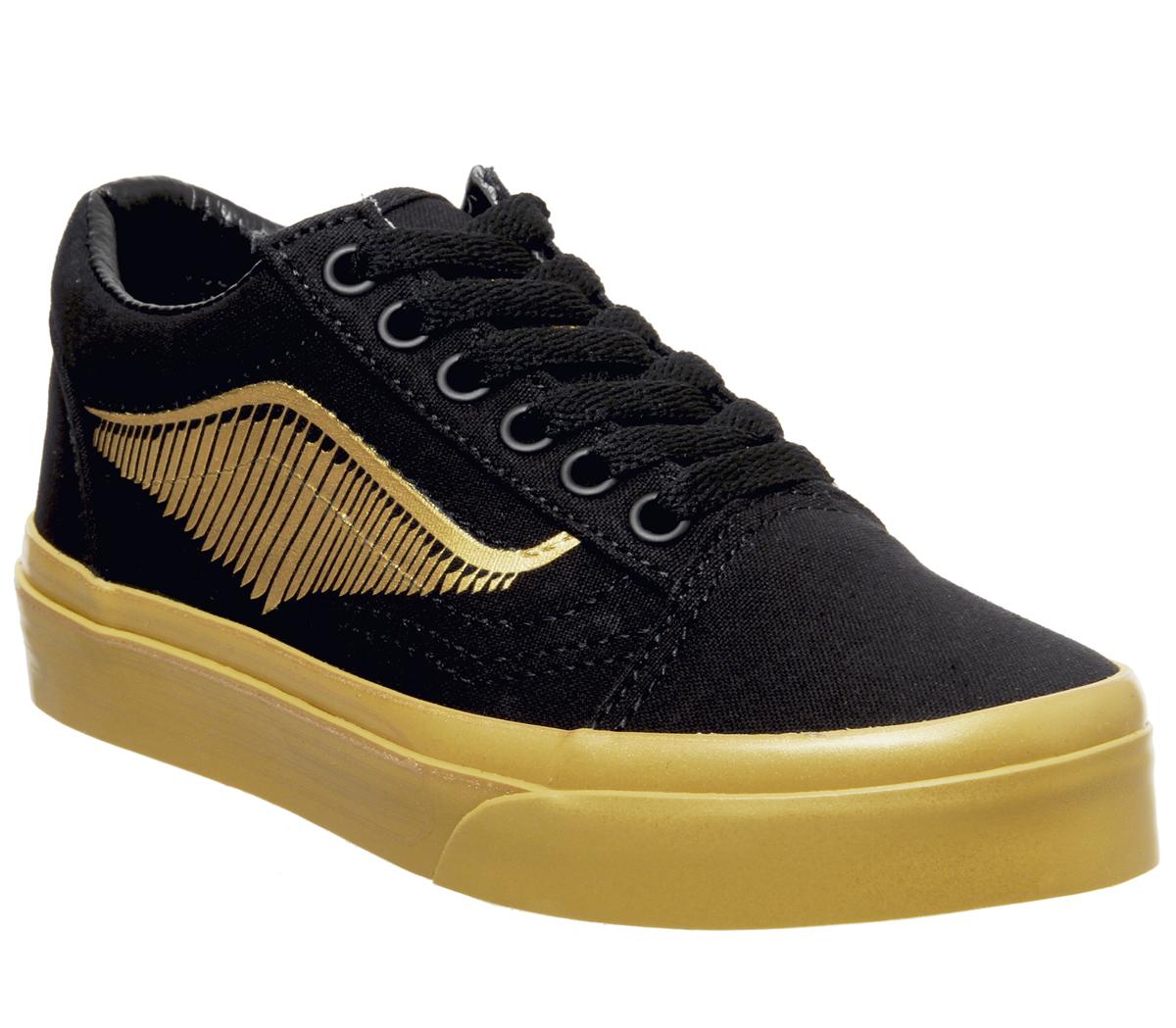 Old Skool Lace K Trainers Golden Snitch 