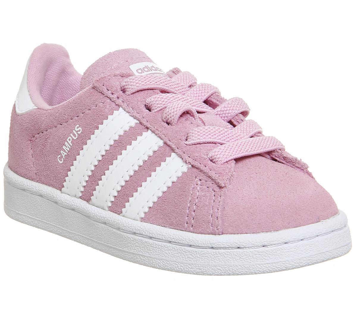 adidas Campus Infant Frost Pink White 