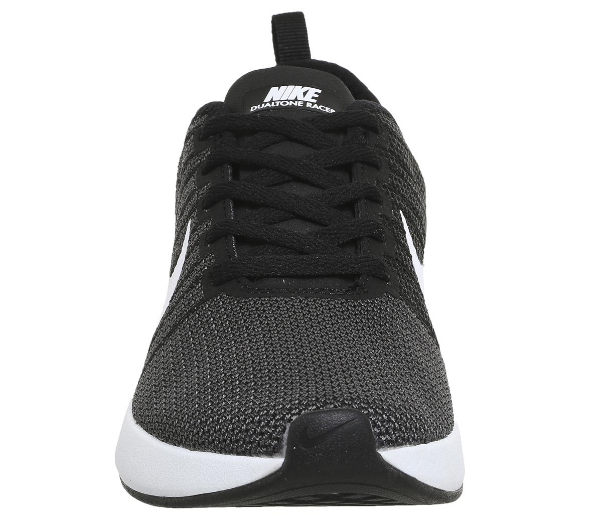 Nike Dualtone Racer Black White - Hers trainers