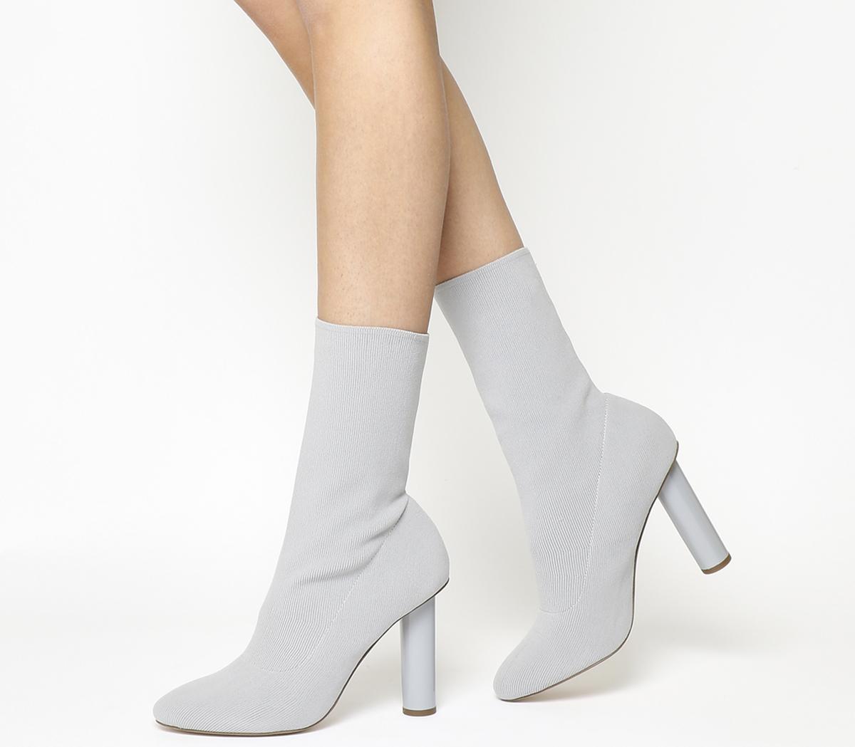 grey sock boots