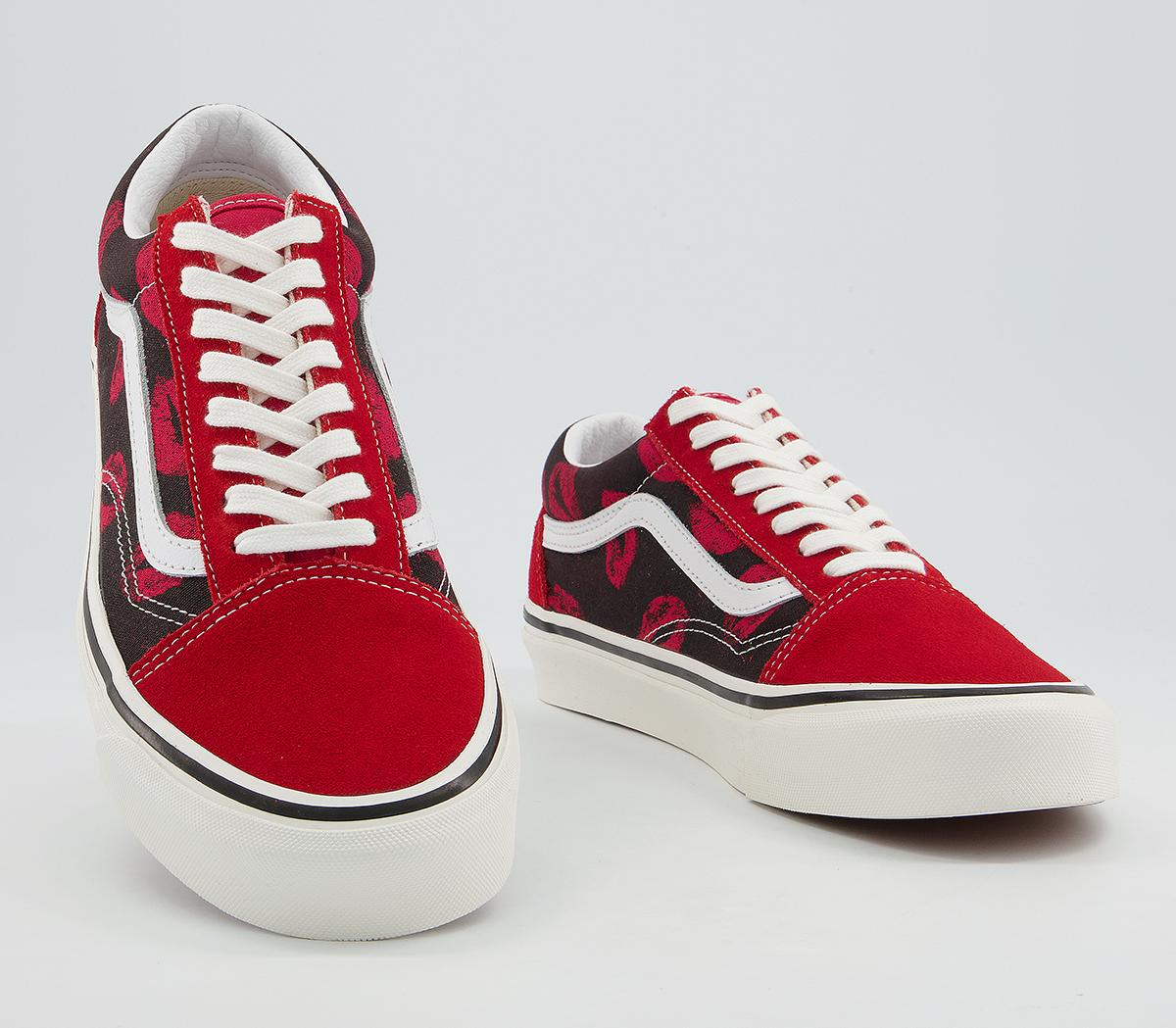 Vans Anaheim Old Skool 36 Dx Trainers Anaheim Og Red Hot Lips - His ...