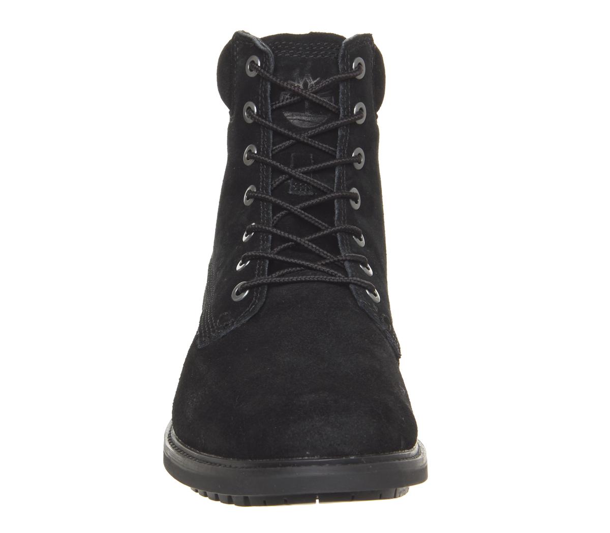 Timberland Mens Slim Boots Black Suede