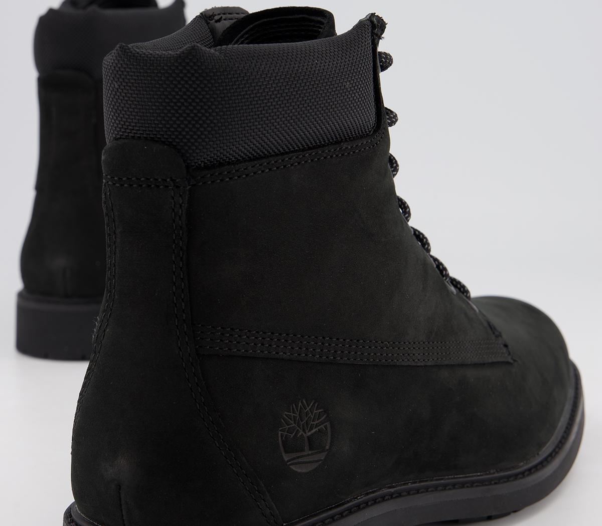 timberland slim premium 6 inch boots jet black