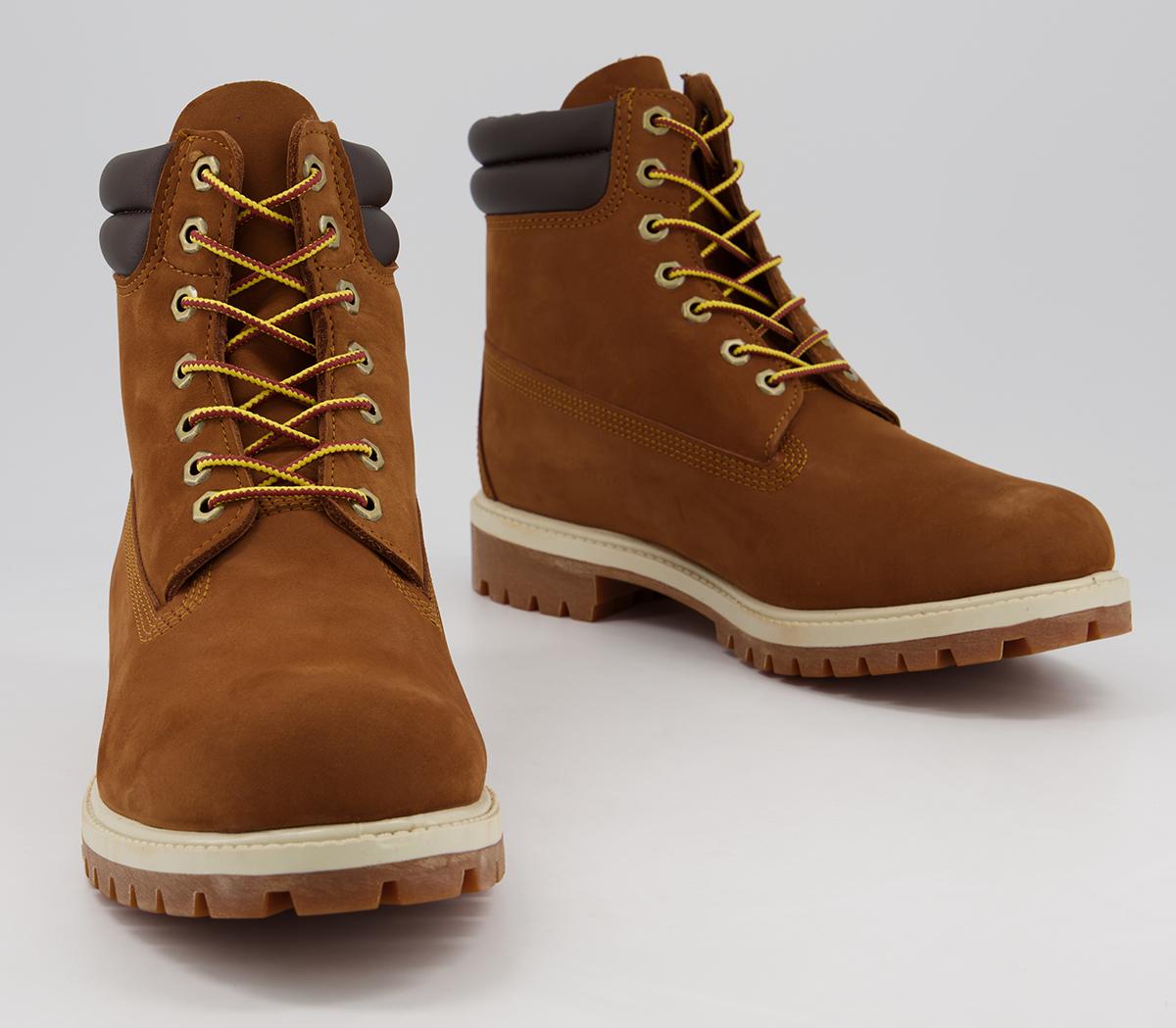 Timberland 6 Inch Double Collar Boots Medium Brown - Boots