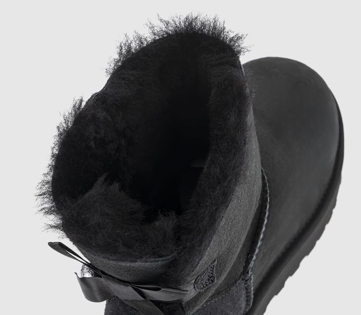 ugg boots mini bailey bow schwarz