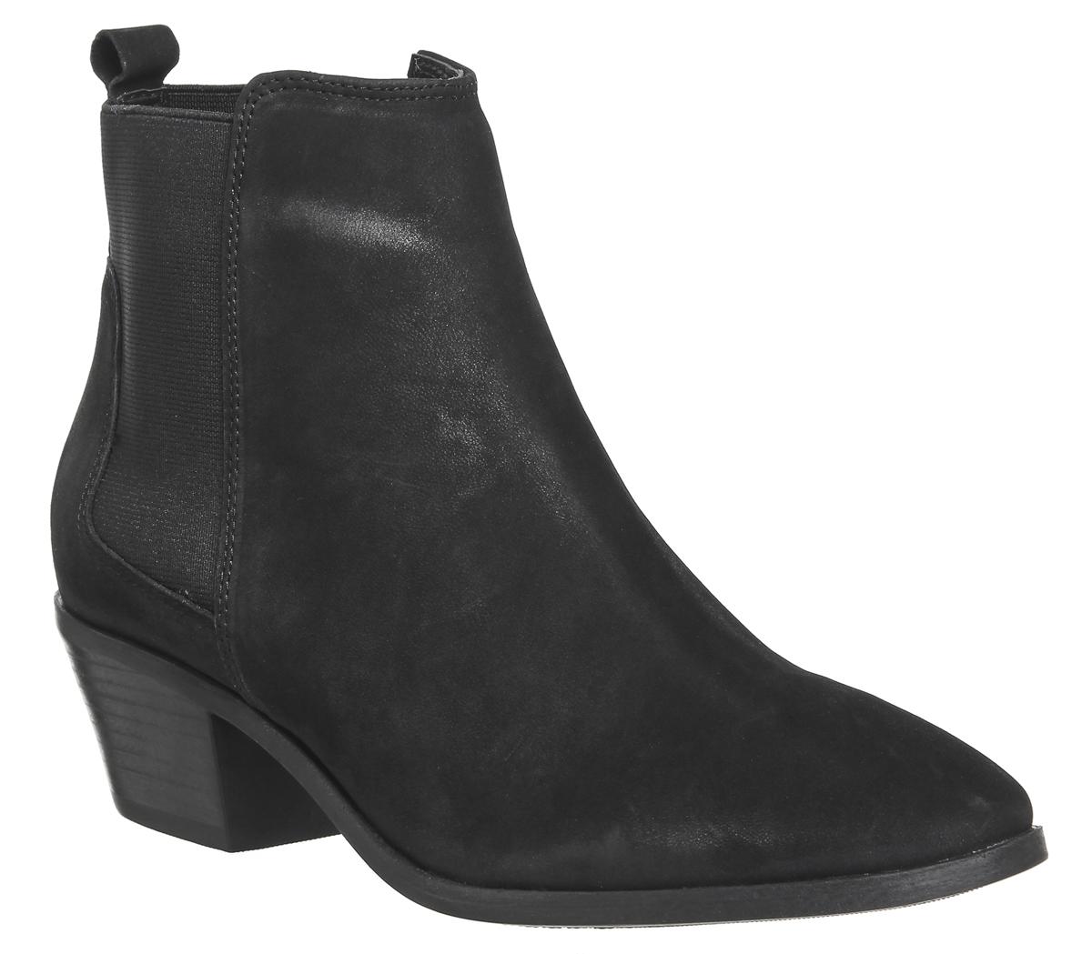 Office Animate Chelsea Boots Black Nubuck - Ankle Boots