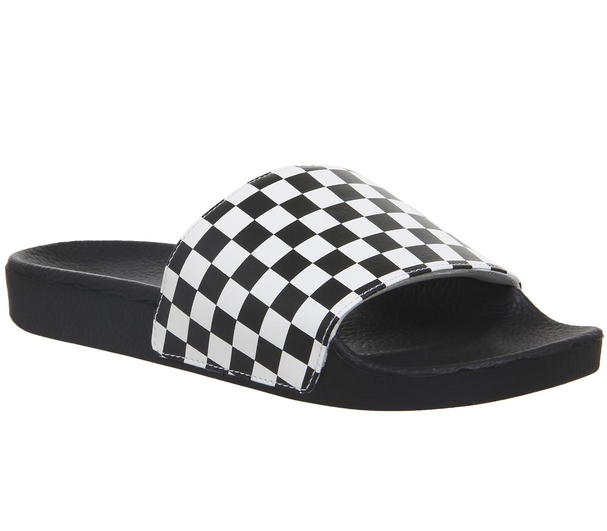 checkerboard vans two strap sandals