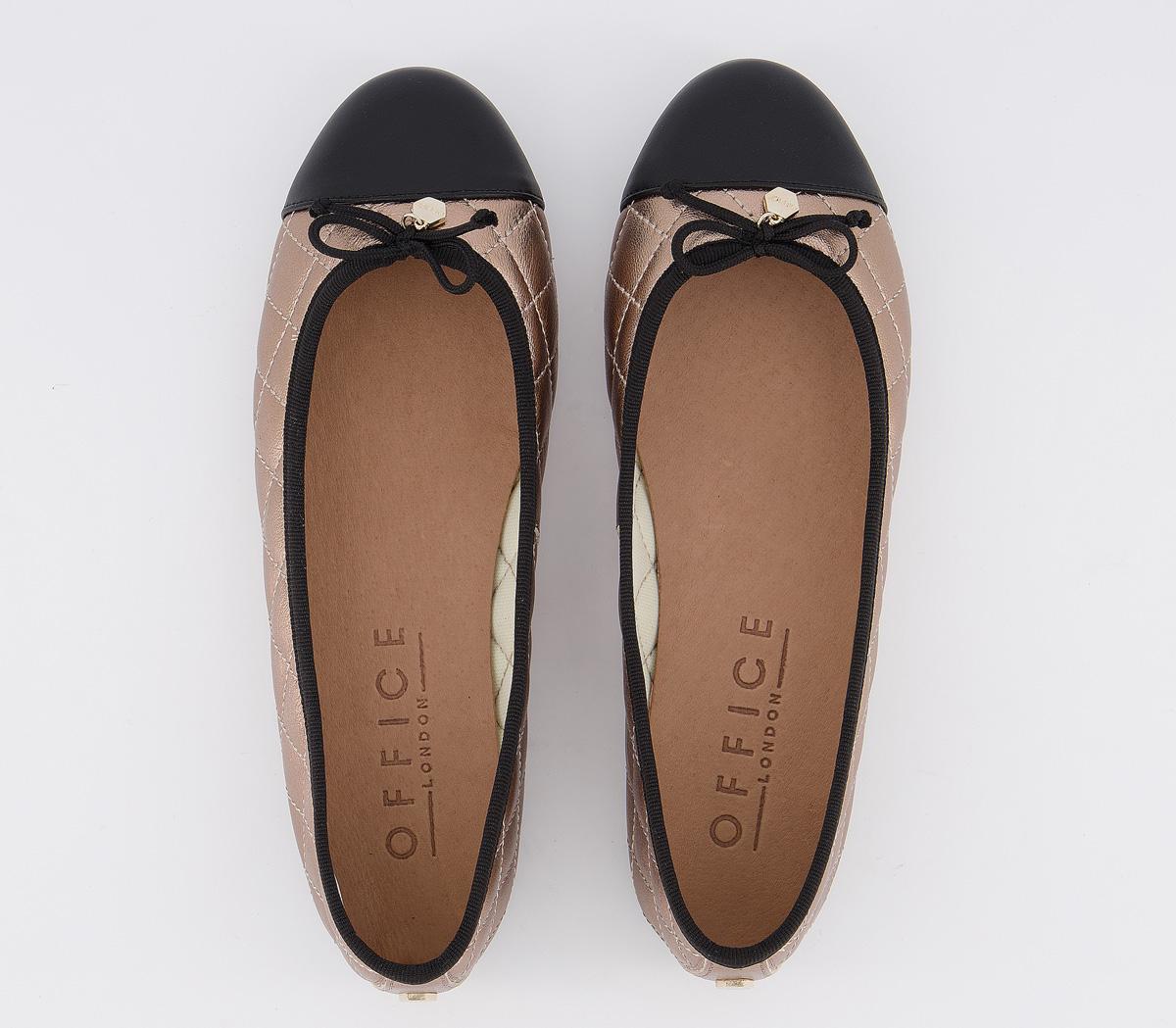 toe cap ballerina