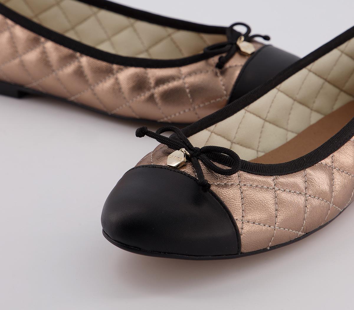 toe cap ballerina