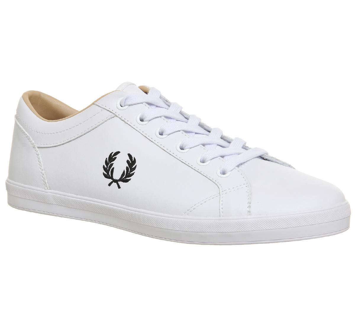 Fred Perry Baseline Trainers White 