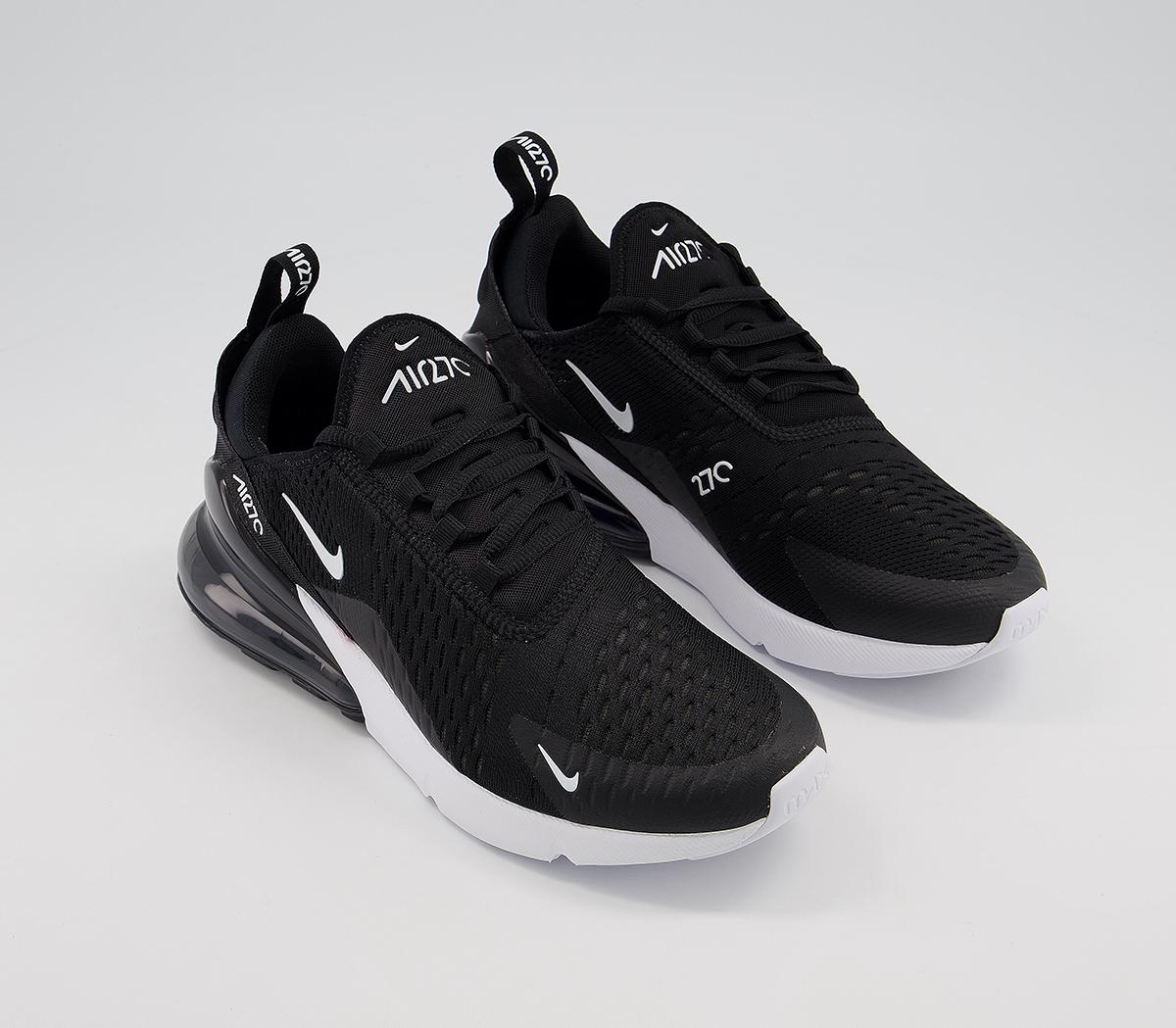 Nike Air Max 270 Trainers Black Anthracite White F - Hers trainers