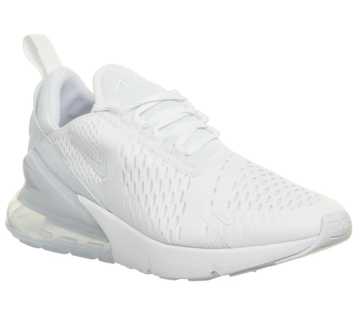 nike air max 270 trainers in white off 