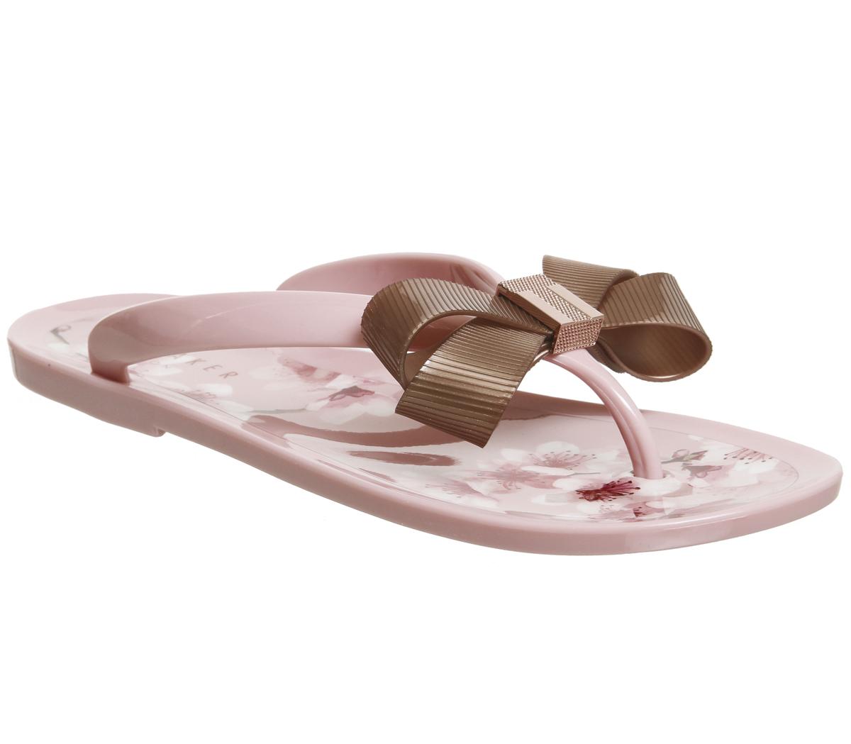 pink ted baker flip flops