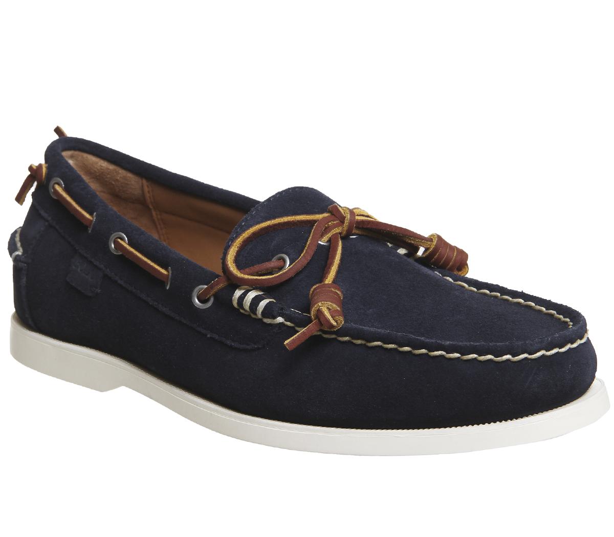 Ralph Lauren Millard Boat Shoes Navy 