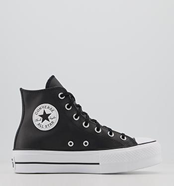 black leather converse size 5.5