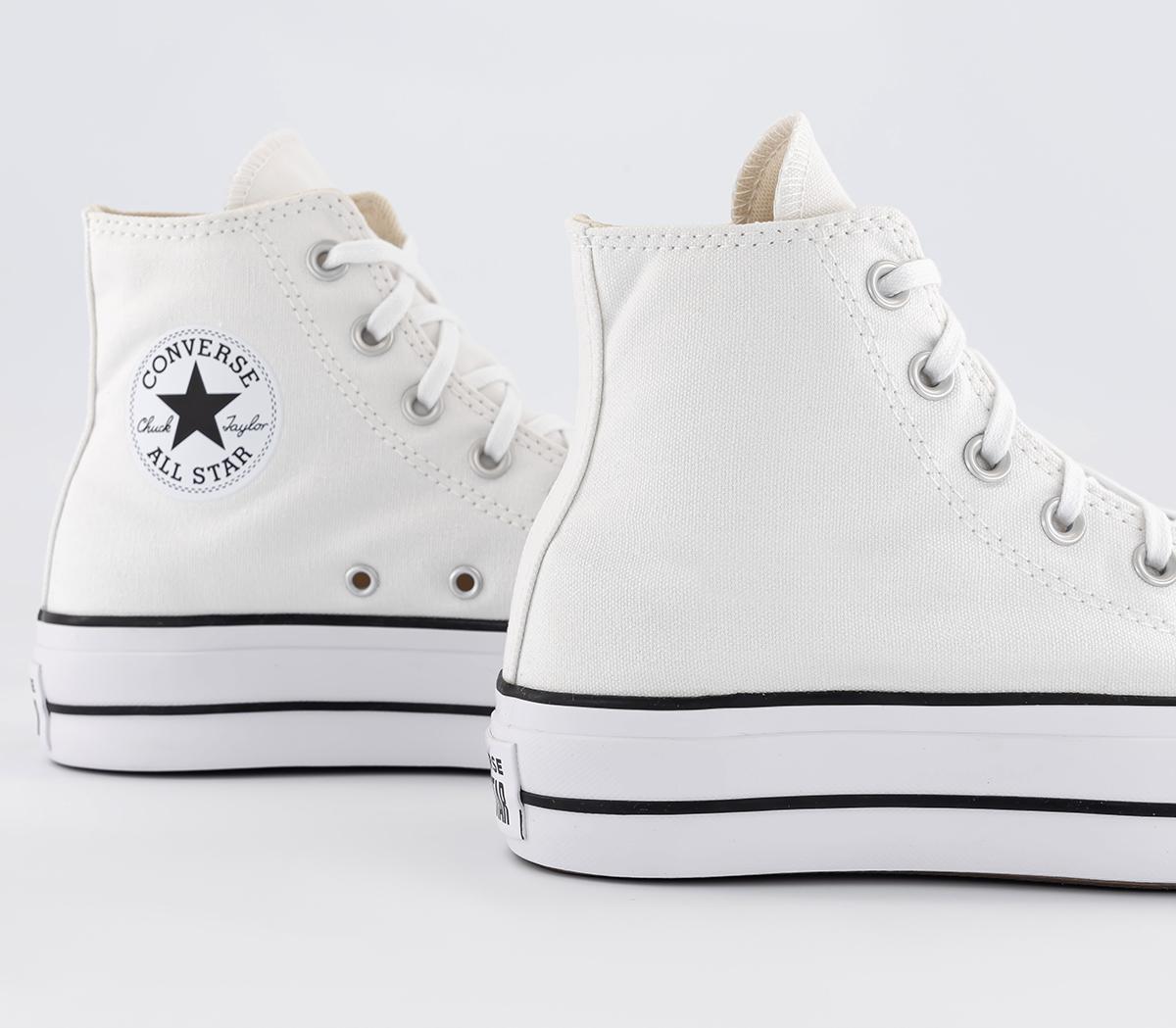 Converse Converse Platform Hi Trainers White Black White - Hers trainers