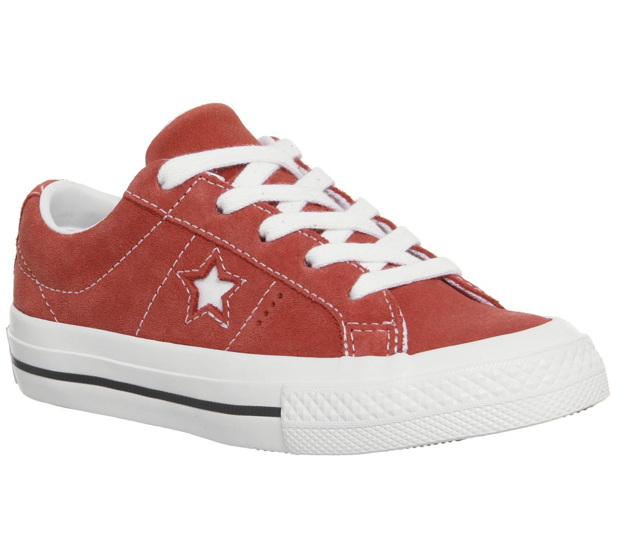 red one star converse