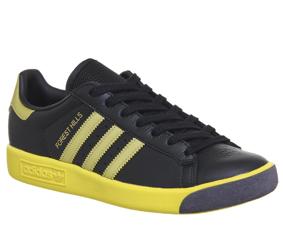 adidas yellow and black trainers