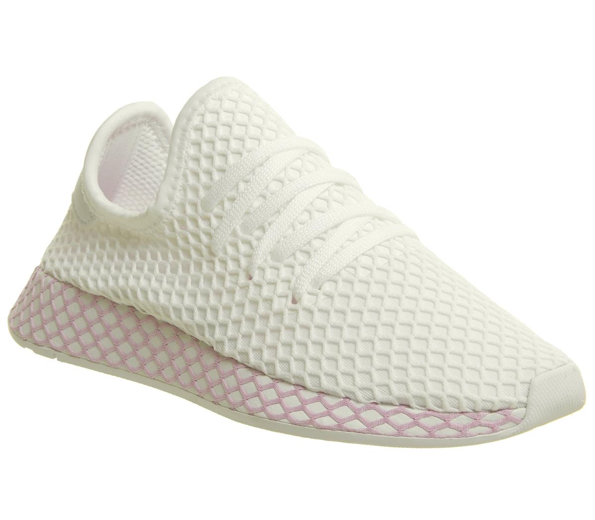 adidas deerupt white and lilac