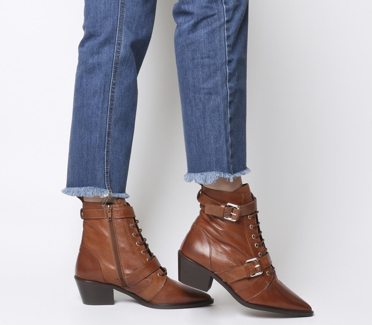 tan lace up boots