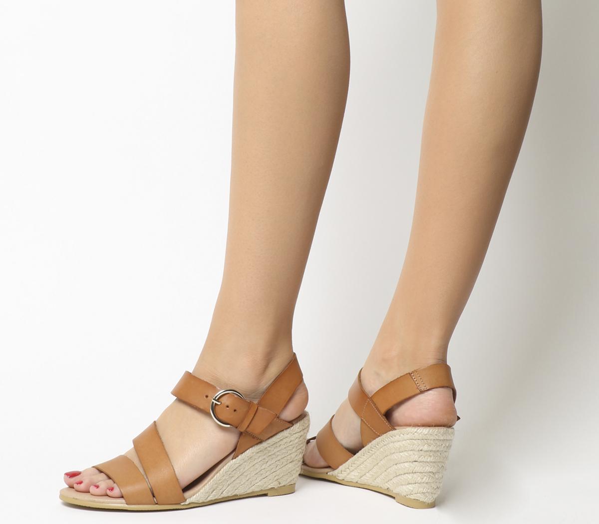 tanned espadrilles