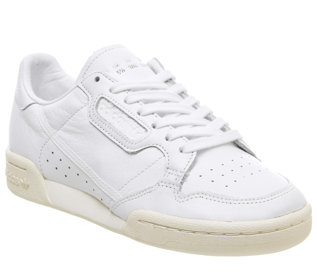adidas originals continental 80s trainers in off white