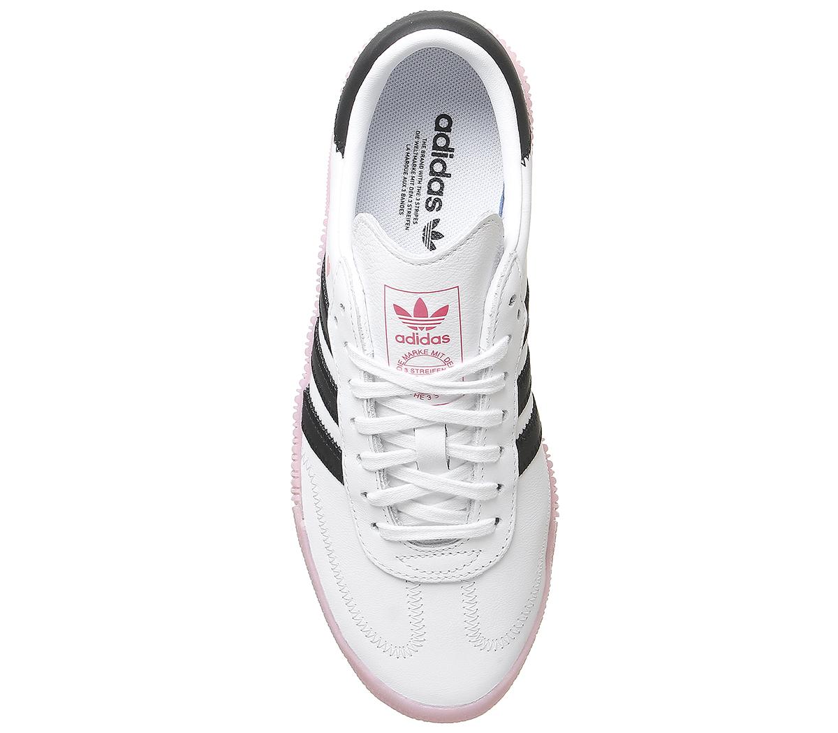 adidas originals samba rose trainers in metallic pink